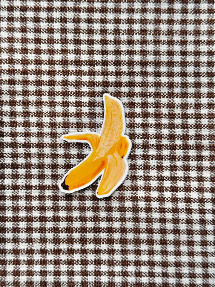 Going Bananas Sticker — Waterdichte Vinyl Sticker 2″ voor wholesale door Itzy Bitzy Art Shop