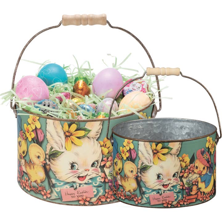 Have A Happy Easter Bucket Set for wholesale by Primitives by Kathy