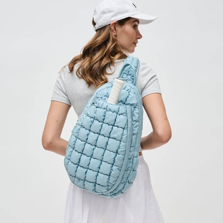 Sol and Selene - Wholesale Crossbody Bag - Women's - Match Point - Quilted Puffer Pickleball-Paddle Tennis Sling