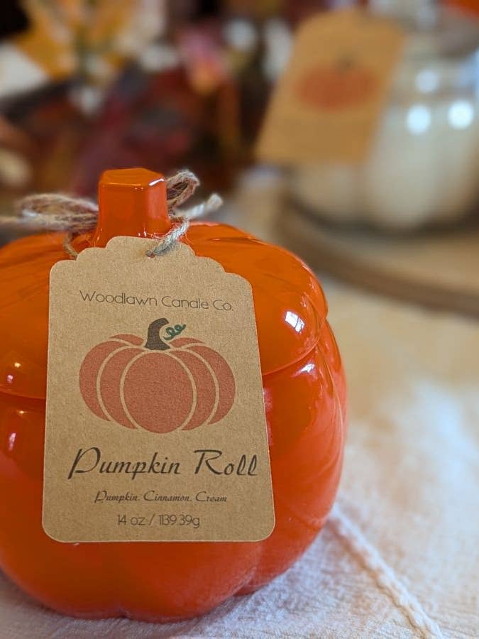 Pumpkin Roll for wholesale by Woodlawn Candle Company