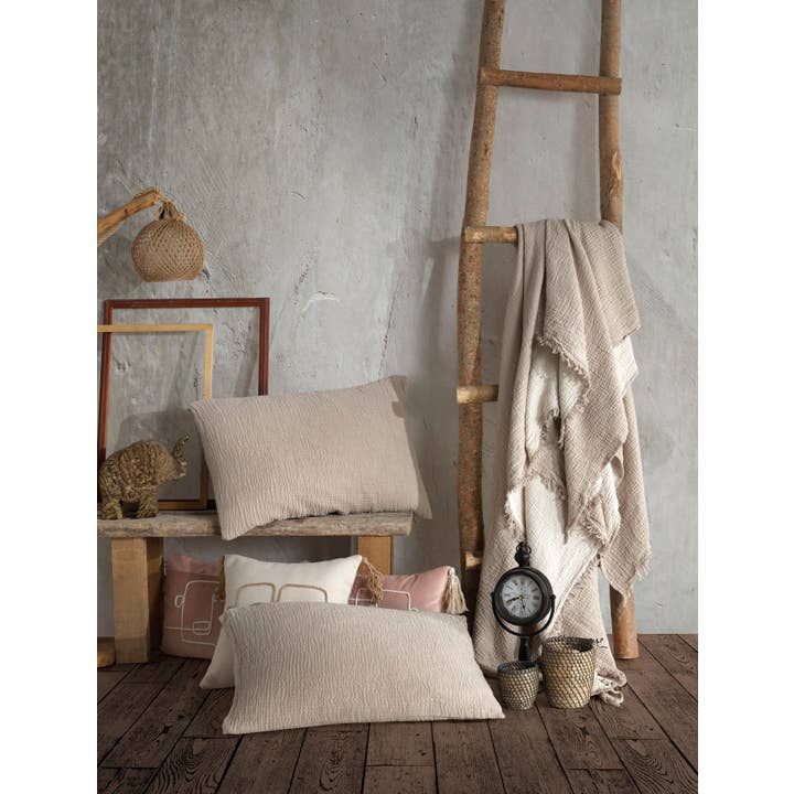 destinyhometex - Wholesale Throw Blanket - Purple color 4 layer gauze throw56