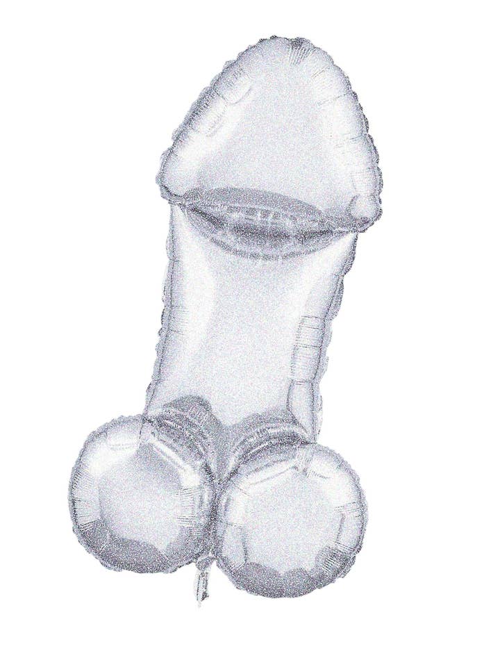 Glitterati Disco Penis 3ft Mylar Ballong för wholesale av Little Genie Productions