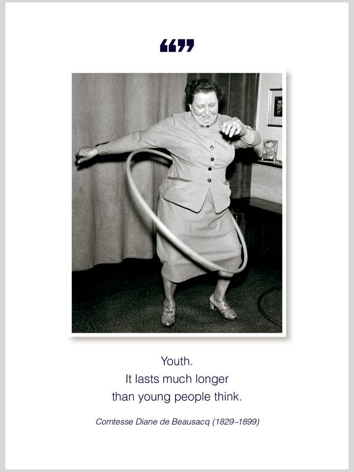 Youth. It lasts Birthday Greeting Card for wholesale by The Borealis Press Inc