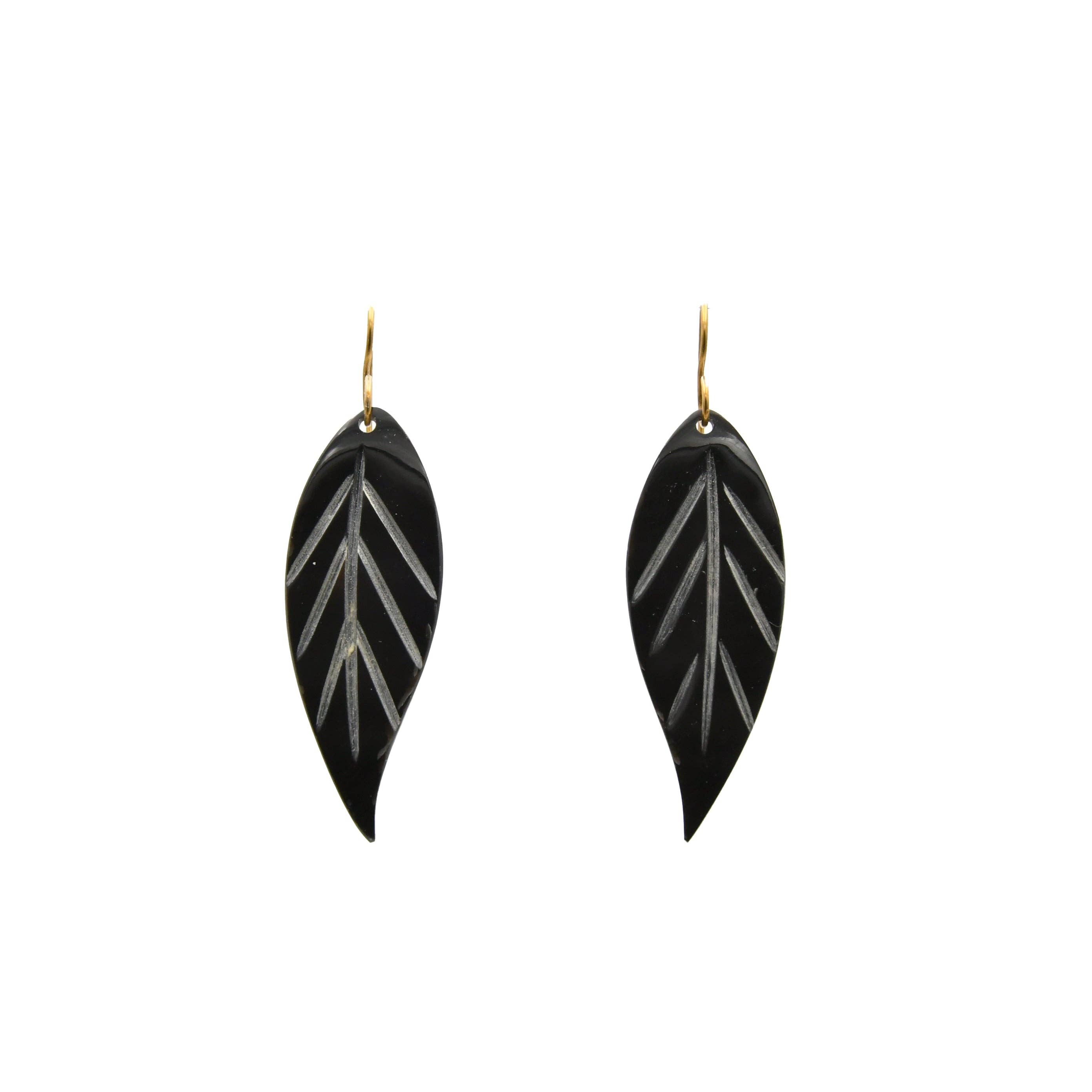 MAADILI COLLECTIVE - Wholesale Dangle Earrings - Large Leaf Earrings7