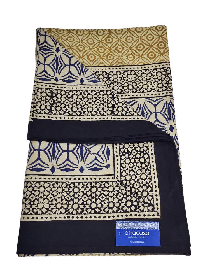 Arroja Bagru Algodão Pequeno -Otra Cosa -Preto/Marinho/Ecru /Dourado-2 por atacado de OTRACOSA