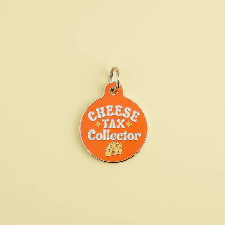 Bad Tags – Großhandel Haustiermarke – Hund – Emaille-Hundemarke mit scannbarer ID - Käse-Steuereintreiber10