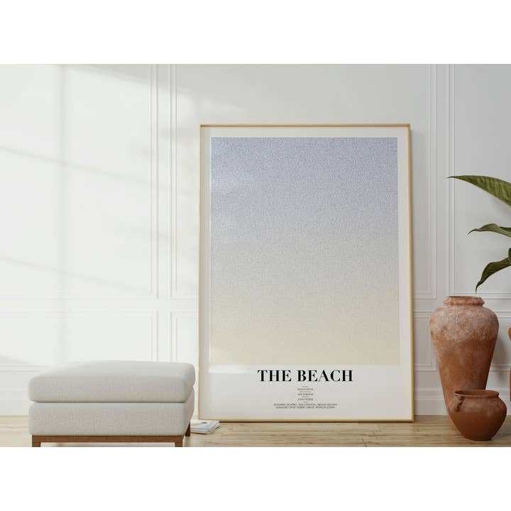 Fade Out Prints – Impressão artística por atacado – Pôster do Roteiro do Filme The Beach, Arte do Roteiro4