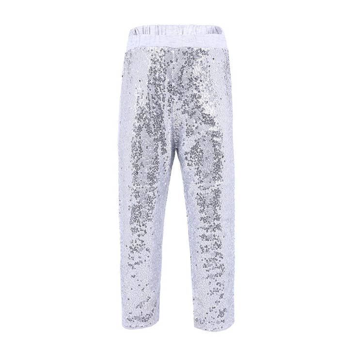 Pantaloni Leggings con Paillettes Argento per la vendita all'ingrosso da parte di Wenchoice