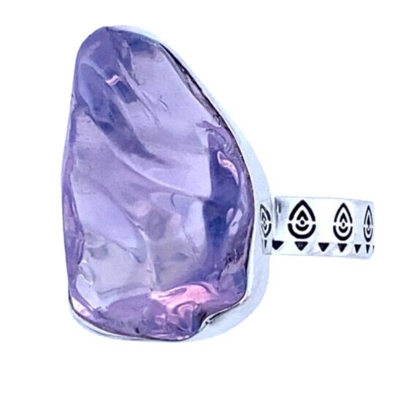 Esprit Creations - Wholesale Single Stone/Solitaire Ring - Lavender Liquid Amethyst Ring0