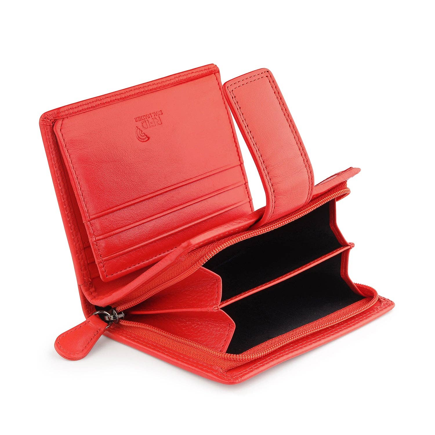 PRIMEHIDE - Vente Portefeuille – femme - Petit sac à main en cuir à trois volets Verona - 231158