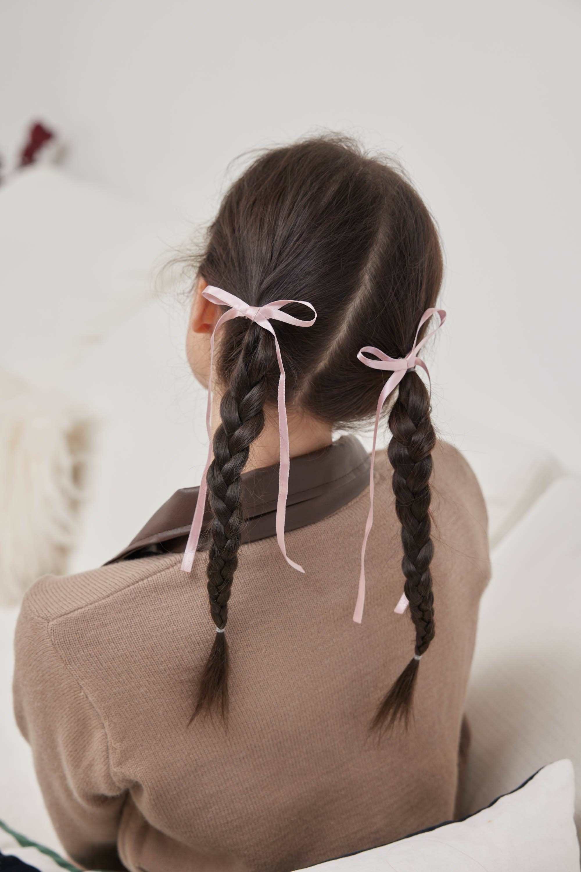 Tiepology – wholesale Hårrosett - Dam – Satinband hårbågstiftsats9