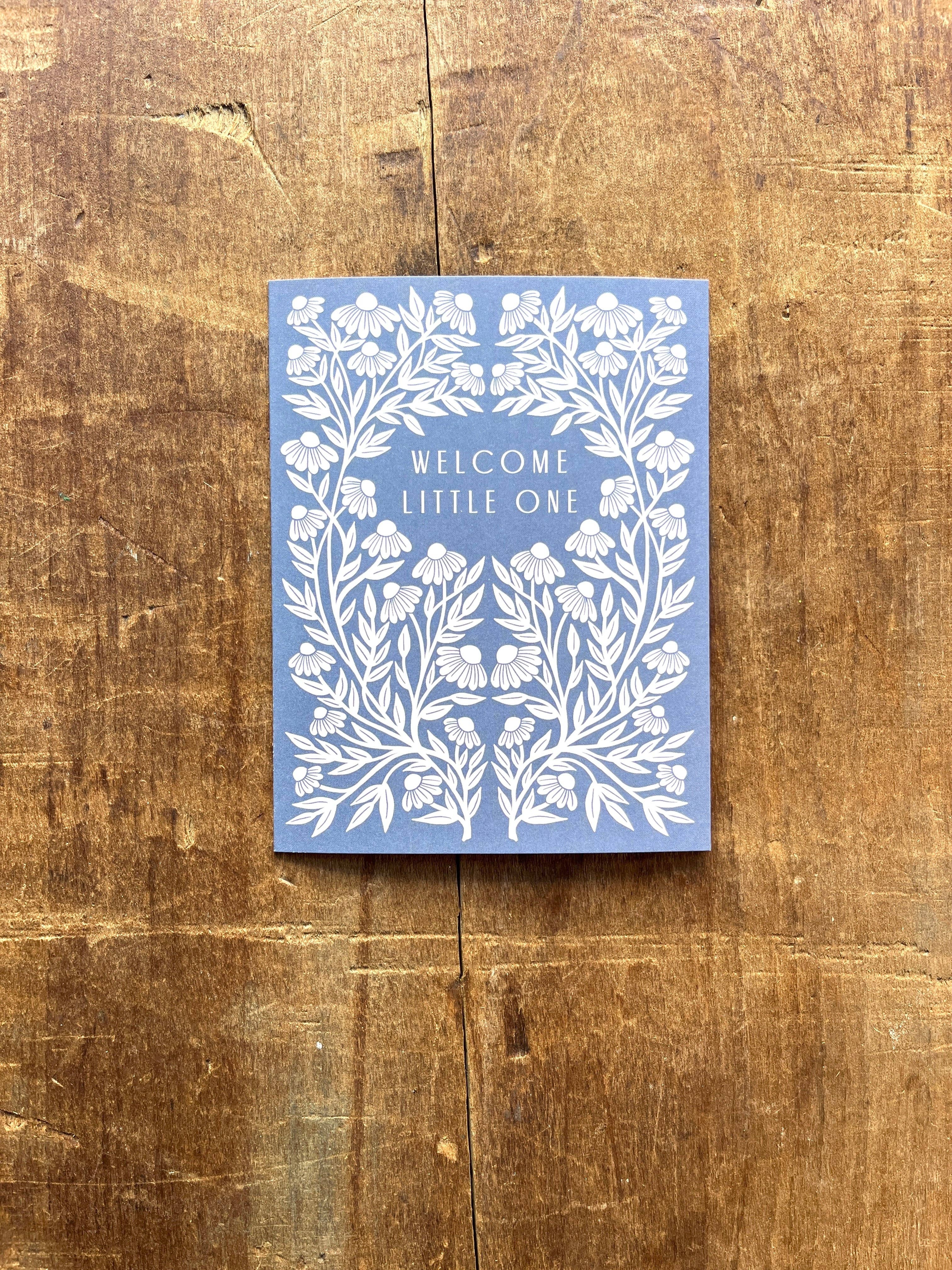 Katharine Watson - Vente Cartes bébé - Carte de vœux « Welcome Little One »3