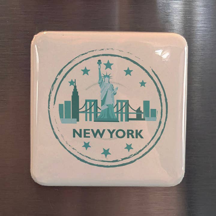 New York Frimärkskylskåpsmagnet för wholesale av PhiloPerse