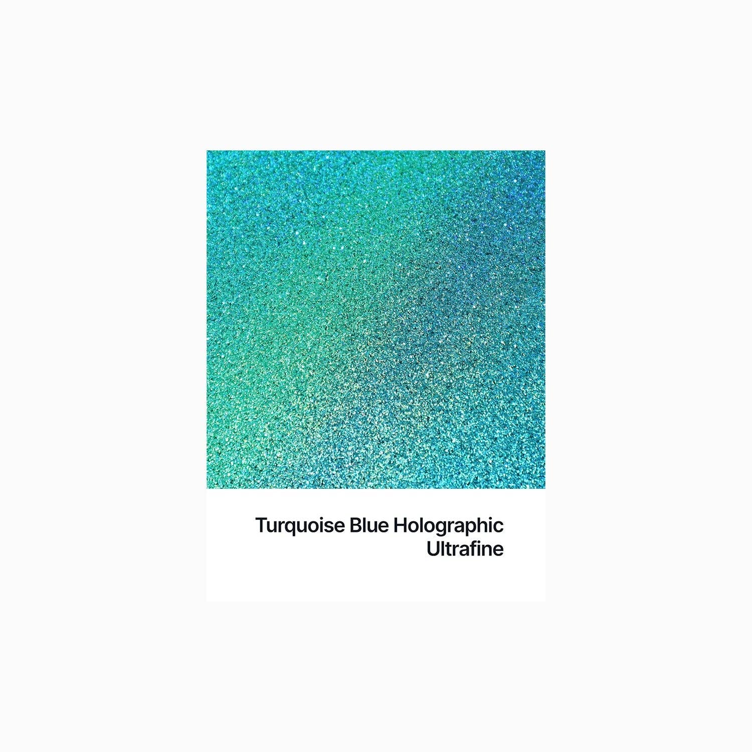 Eco Friendly Craft Glitter Turquoise Holo 100g for wholesale on Faire1