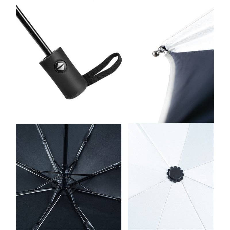 liqubit - Wholesale Umbrella - Unisex - Solid 8 Ribs Automatic Sun Umbrella3
