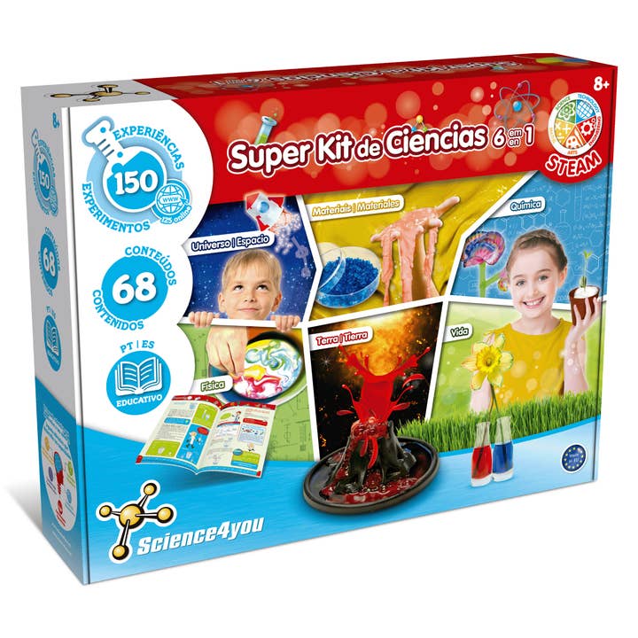 Science4you - Wholesale Toy Set - Kids - Science4you Super Science Kit 150 Experiments - Kids Ages 8+7