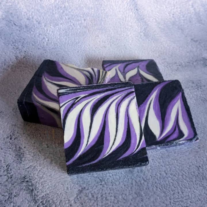 Purple Lotus Soap- Fragrance Free for wholesale by The Loopy Spoonie