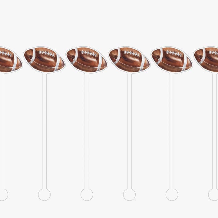 Football Cocktail Stirrers for wholesale by Barrel Down South
