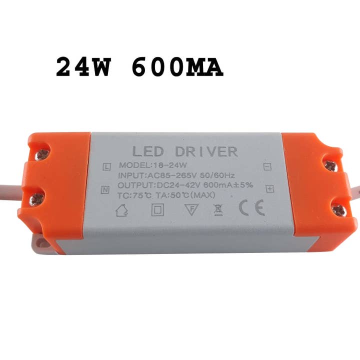 Ledsone – wholesale Small/handheld appliance – DC 24 -42V LED Driver 24W Power Supply AC85-265V Transformer