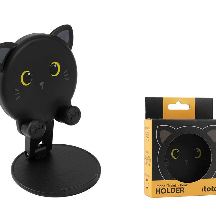 Telefonholder med sort kat for engroshandel hos I-Total, I-Drink
