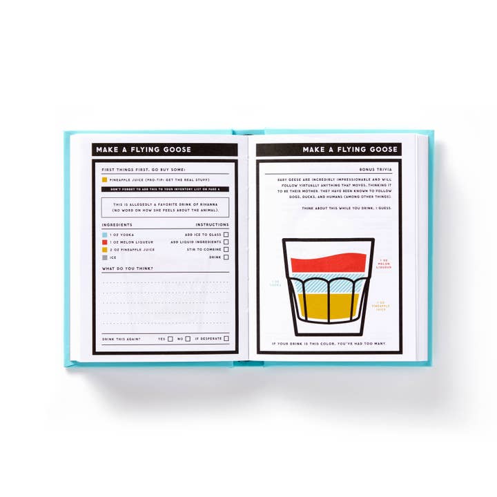 Chronicle Books - Wholesale Journal/Diary - Brass Monkey Bar None Drink Journal2