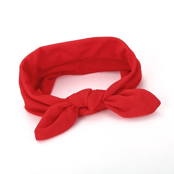 Ekartini - Wholesale Fashion headband – women's - Solid Color Fabric Bow Headband5