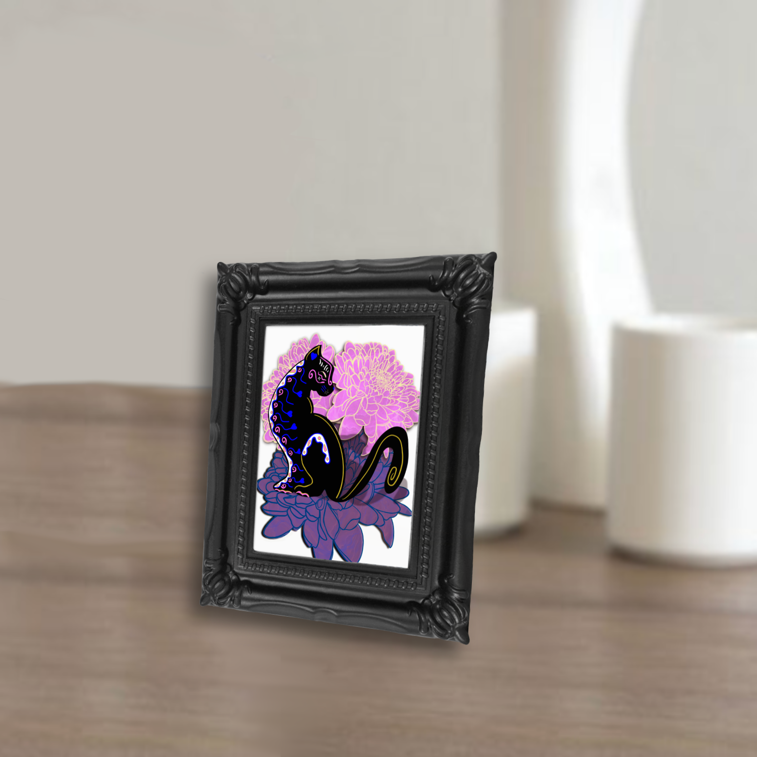 Neverending Stickers - Wholesale Art Print - Neverending Stickers - Framed Mini Print - Dia De Los Muerto5