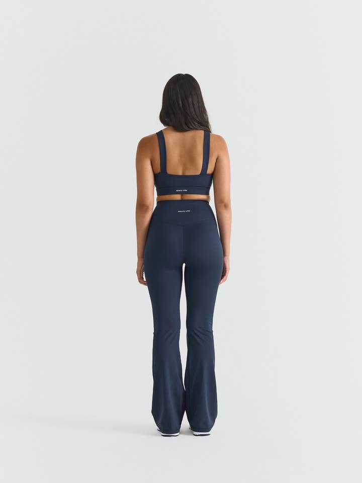 Sisterly Tribe - Wholesale Athletic/Lounge Leggings - Women's - Softsculpt Flared Leggings - Navy3