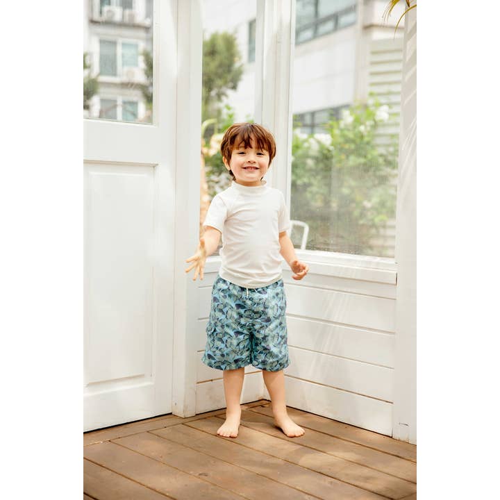 Grey Bathers Boy Swim Trunks Shorts for wholesale on Faire3