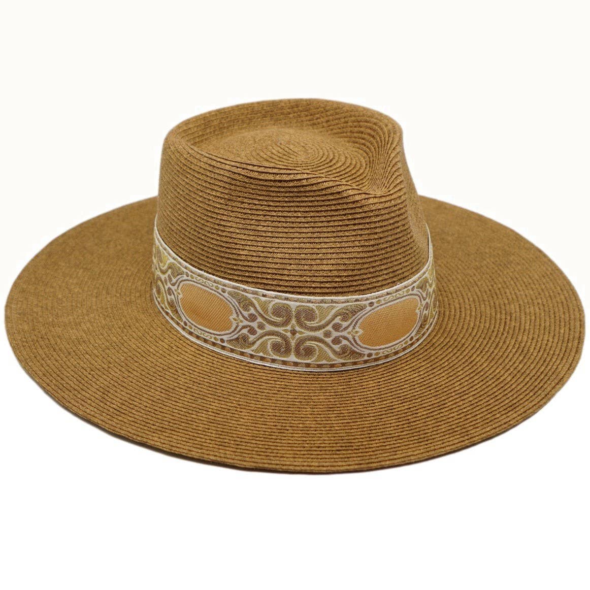 Olive & Pique - Wholesale Straw Hat - Women's - MACKENZIE Structured Straw Rancher, Adjustable1
