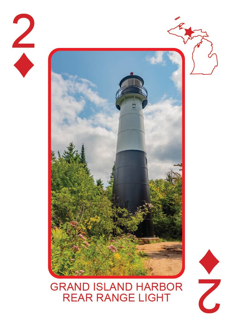 Phil Stagg Photography - Wholesale Playing Cards - LIGHTHOUSES OF MICHIGAN - Playing Cards - Euchre Friendly41