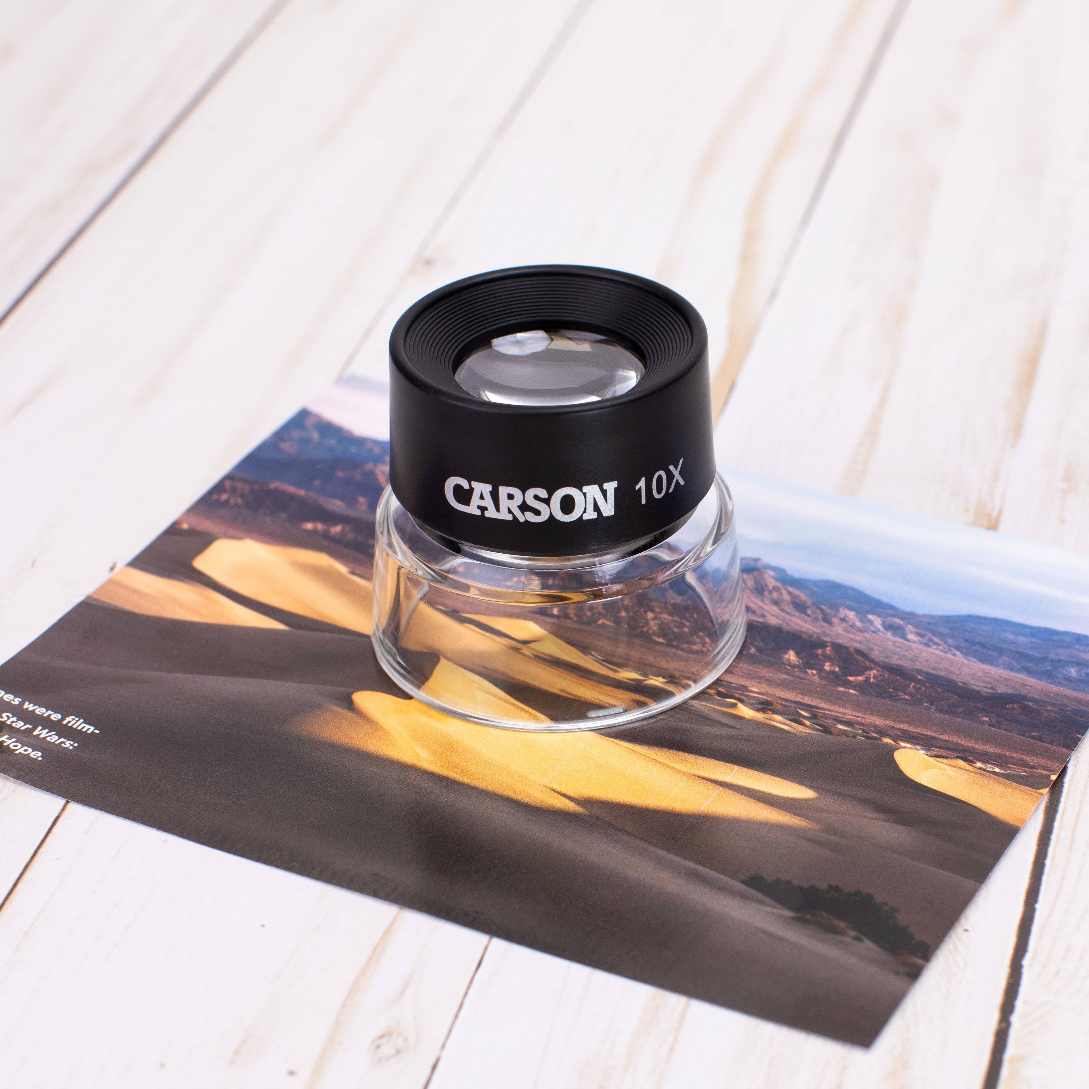 Carson EU - Wholesale Magnifying Glass - LumiLoupe 10x pre-focused stand magnifier with two lenses2