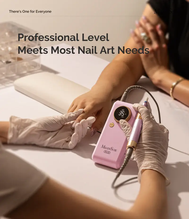 MELODYSUSIE - Wholesale Nail Clipper/Scissor - SM330G Rechargeable 35000RPM Nail Drill6