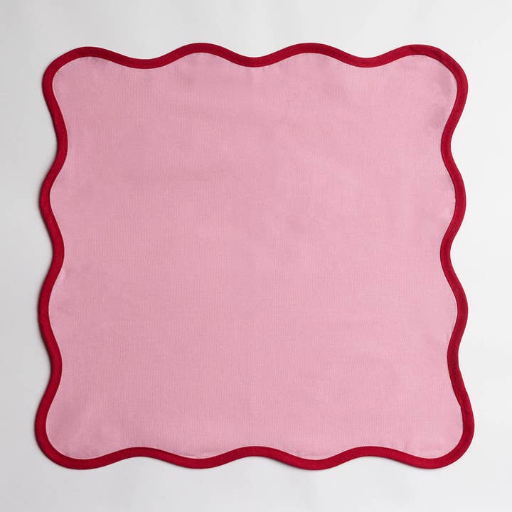 Vivé - Wholesale Dinner & Cloth Napkin - Lilou Scallop NAPKINS (set of 2)