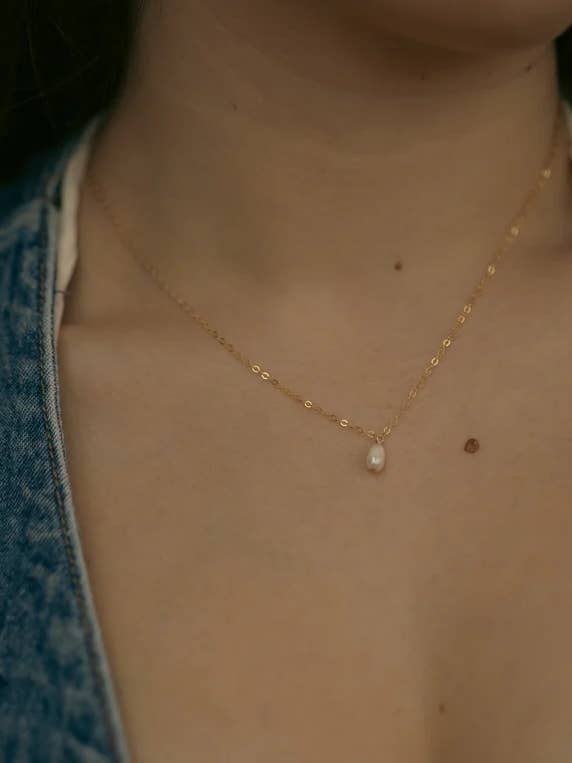 Pearl Drop Necklace for wholesale by From the Heart