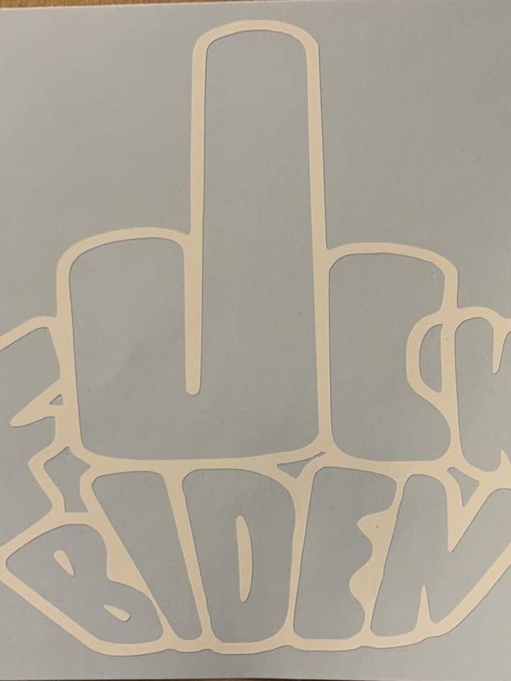 F Biden Dekal för wholesale av The Crazy Craft Girl LLC