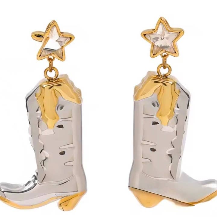 Chunky Boot Earring for wholesale by Royce and Oak