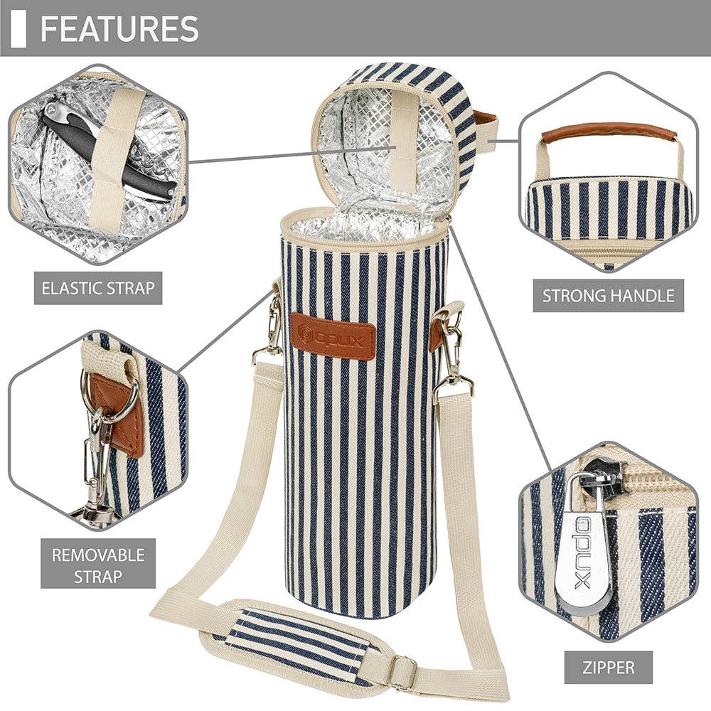 OPUX - Wholesale Wine Tote - 1 Bottle Wine Carrier Bag27