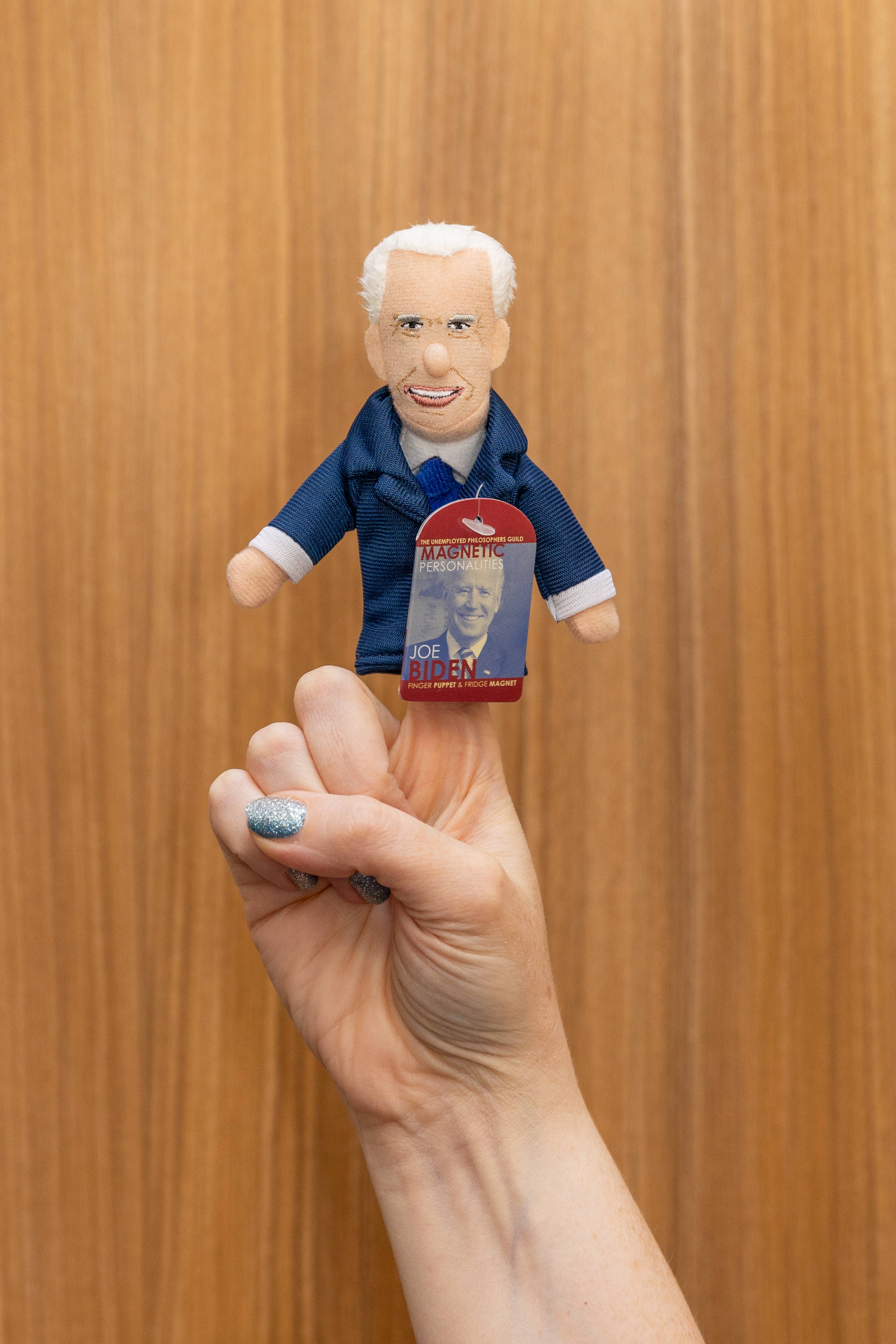Unemployed Philosophers Guild - Wholesale Finger Puppet - Kids & Baby - Joe Biden Finger Puppet1