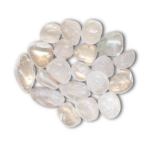 Green Tree - Wholesale Spiritual Stone/Crystal - Crystal Quartz tumbled stone 250 gram