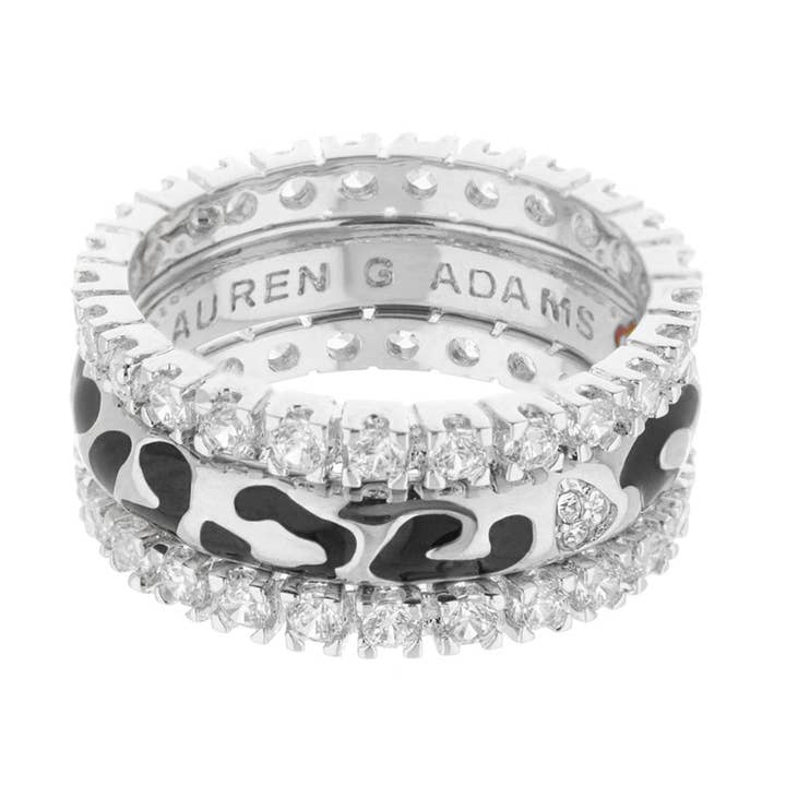 Sweet Leopard Ring Set for wholesale by Lauren G Adams