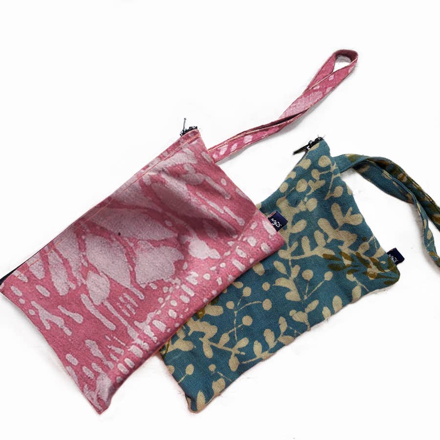 Wholesale Naturally Dyed Eco-Friendly Clutch Bag Le Jardin for