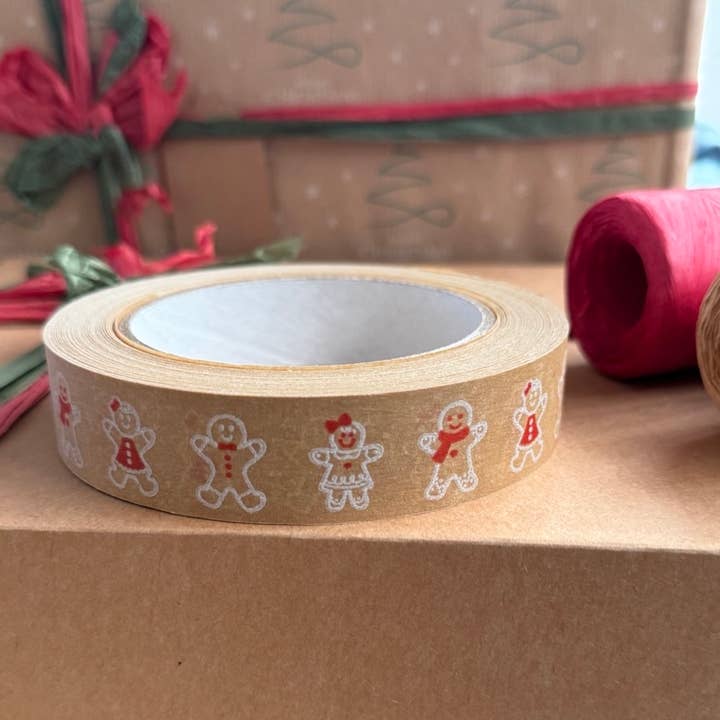 &Keep - Wholesale Tape - Colourful Festive Biodegradable Paper Tape 24mm x 50m