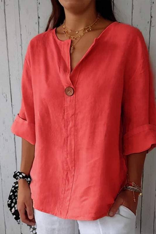 Fashion Combination - Wholesale Blouse - Women's - coastal breeze linen blouse2