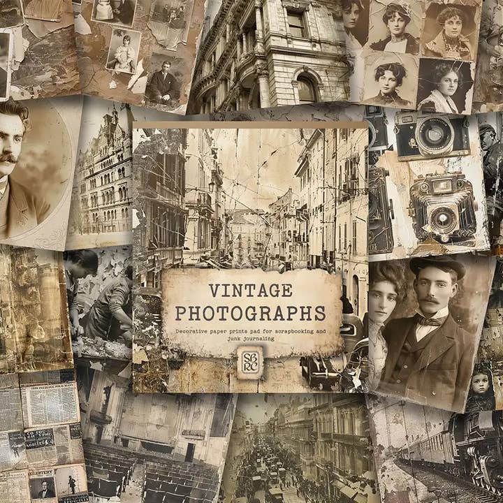 Scrapbook Resource Co - Wholesale Scrapbooking Kit - Vintage Photographs0