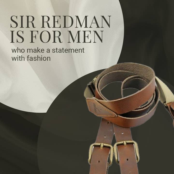 Sir Redman - Wholesale Suspenders - Men's - Sir Redman Braces Y-Model - Brown4