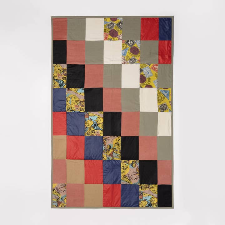 Rasterpatroon met Kameelruggeheugen Quilts voor wholesale door Âme Atendre