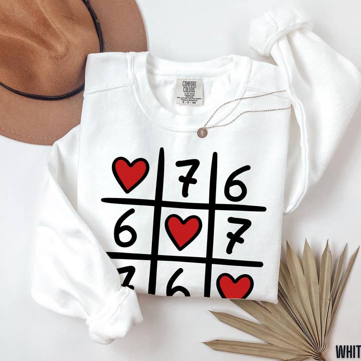 Sjov 6 7 Valentins T-shirt, Seks Syv Teen Valentins Sweater for engroshandel hos Glaime