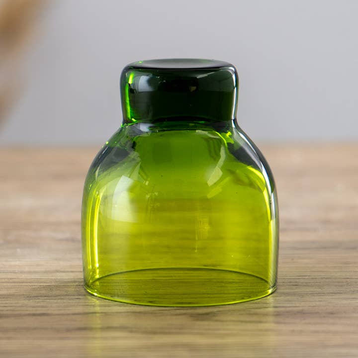 Urban Tokyo - Wholesale Cocktail/Liquor Glass - 3oz Glass Sake Cup Green