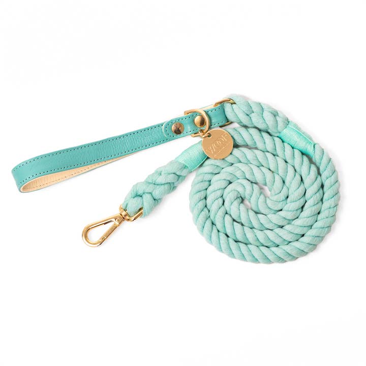 Mint Rope Leash for wholesale by Neighborwoof